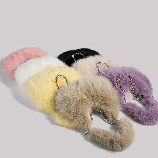 Borsa a tracolla leggera con catena di perline