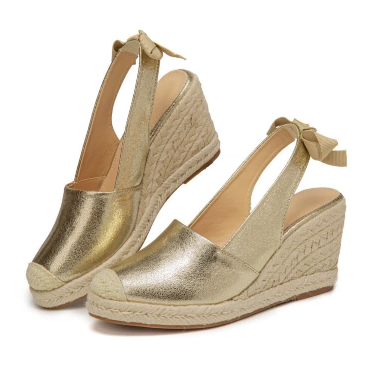 Zeppe con Punta Chiusa e Lacci – Stile Espadrillas ZGS