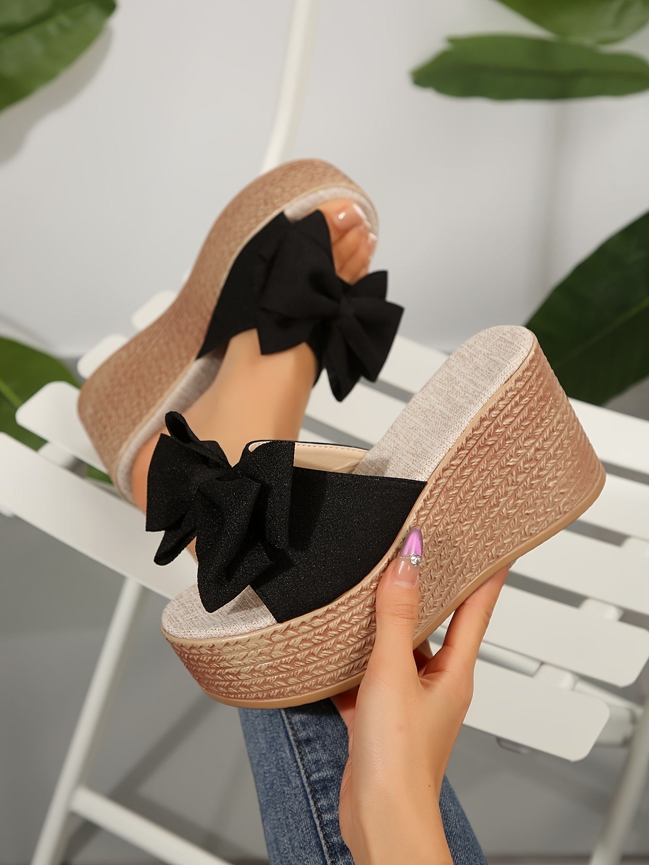 Zeppe Estive con Fiocco e Punta Aperta – Slip-On ZGS