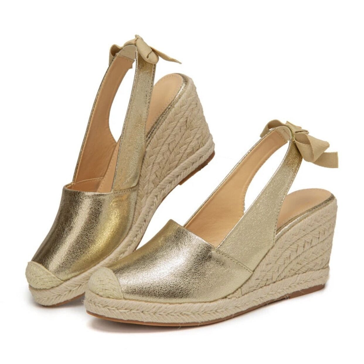 Zeppe con Punta Chiusa e Lacci – Stile Espadrillas ZGS