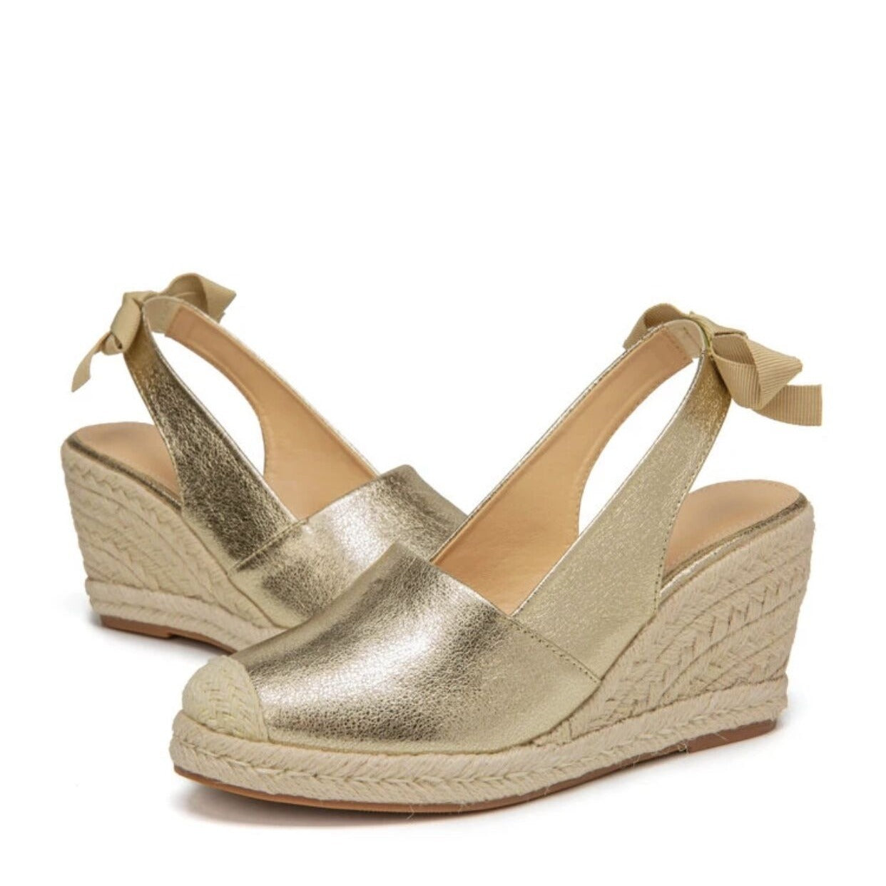 Zeppe con Punta Chiusa e Lacci – Stile Espadrillas ZGS