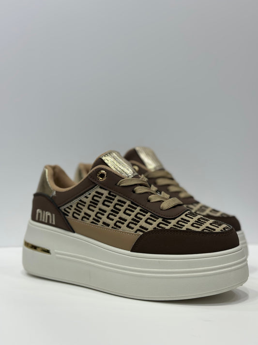 ANNA - sneakers marrone
