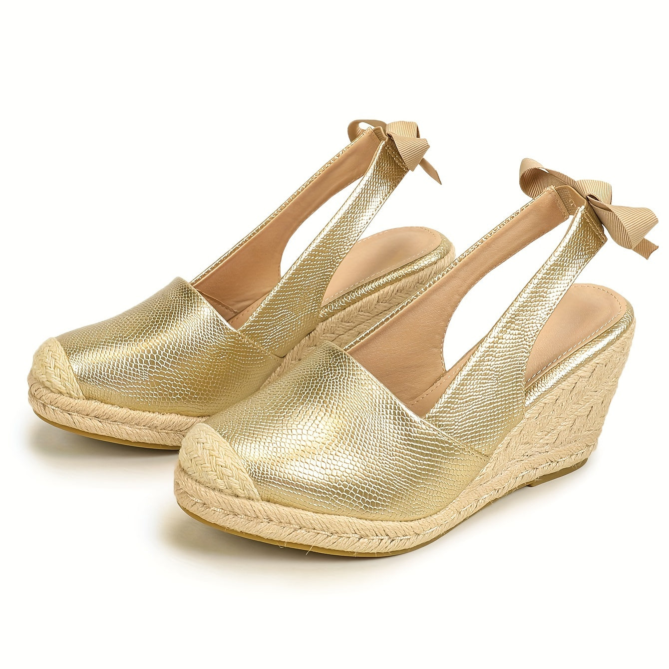 Zeppe con Punta Chiusa e Lacci – Stile Espadrillas ZGS