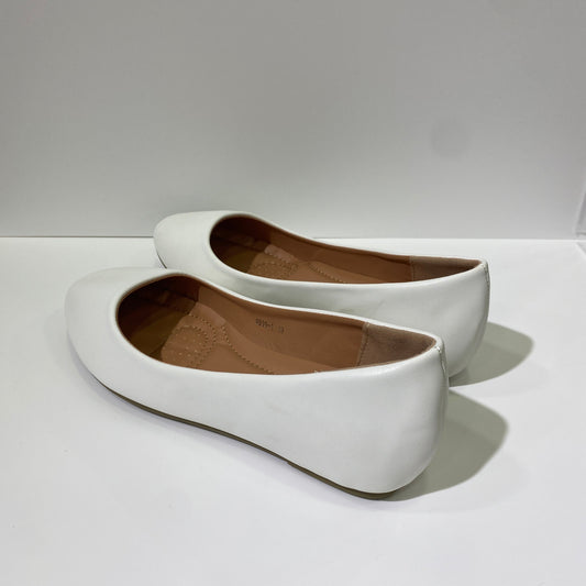 Ballerine bianche in ecopelle