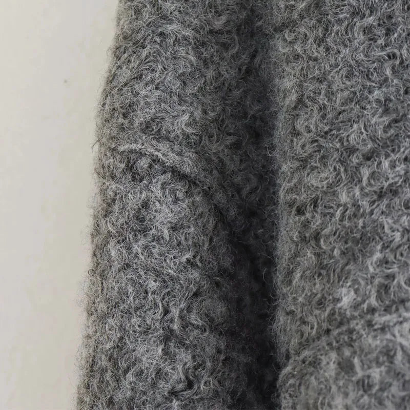 Giacca corta donna in Tweed con Zip