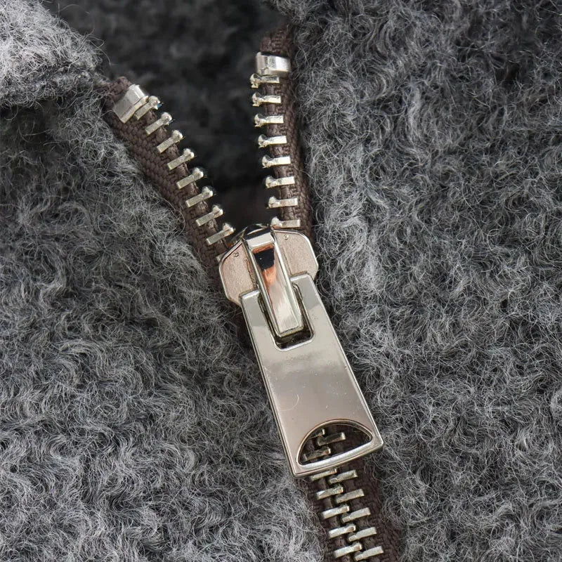 Giacca corta donna in Tweed con Zip