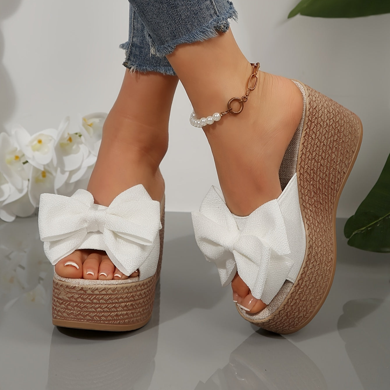 Zeppe Estive con Fiocco e Punta Aperta – Slip-On ZGS