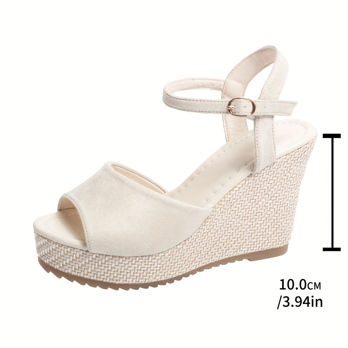 Zeppe con Punta Aperta e Cinturino T-Strap – Slip On ZGS