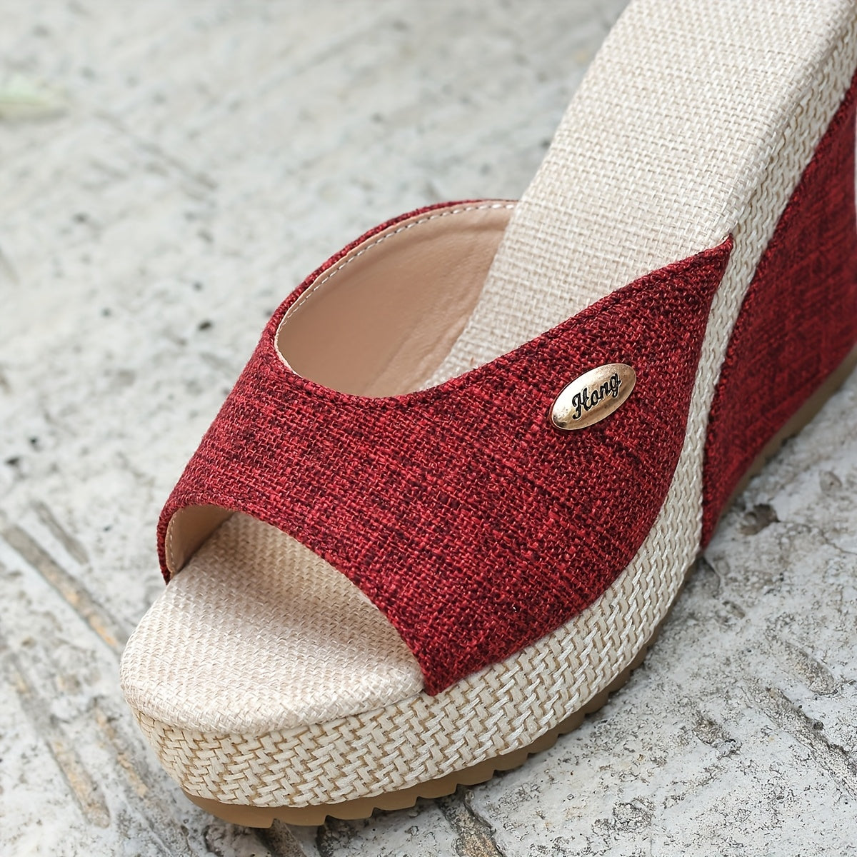 Zeppe Espadrillas Nere con Dettaglio Fibbia – Punta Aperta ZGS