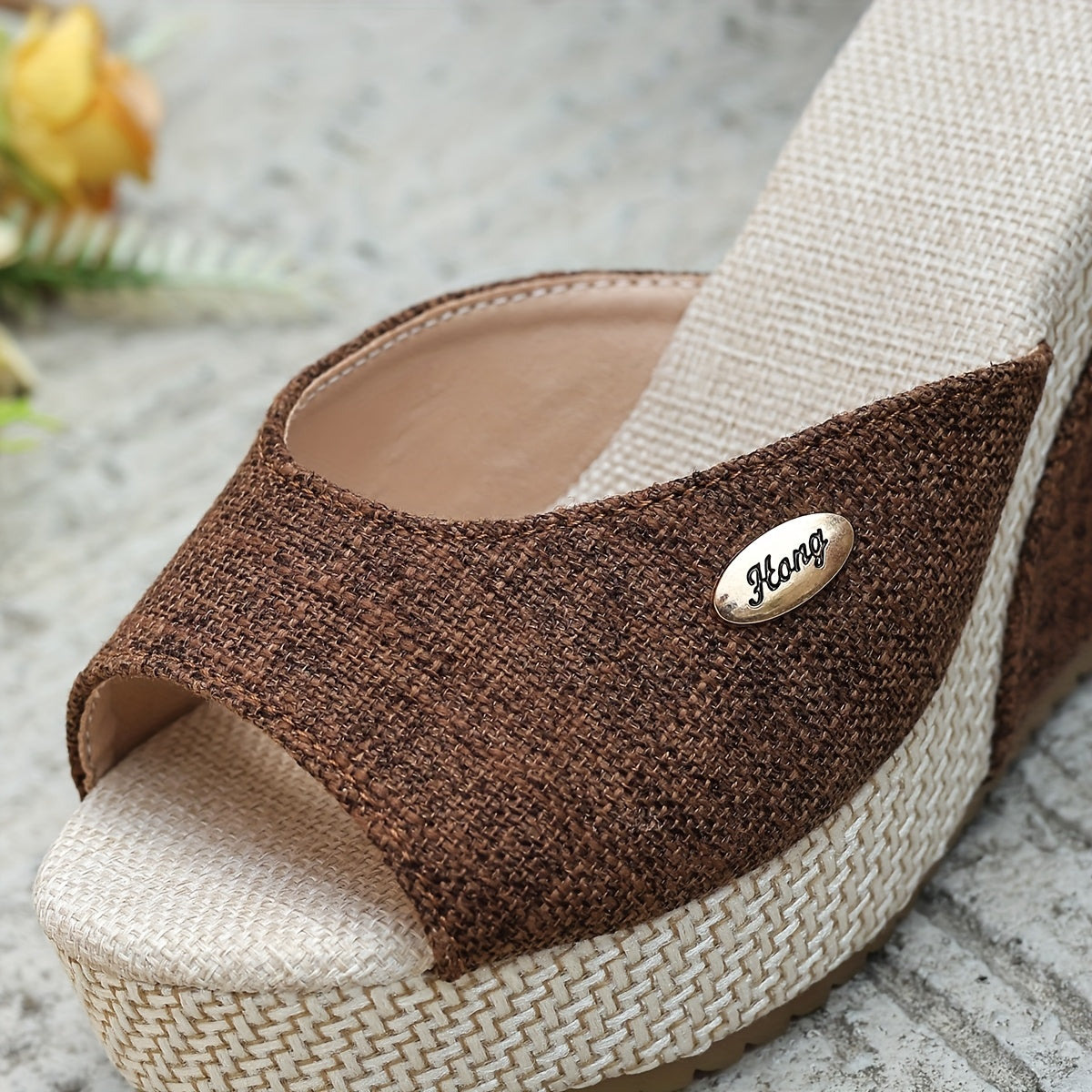 Zeppe Espadrillas Nere con Dettaglio Fibbia – Punta Aperta ZGS