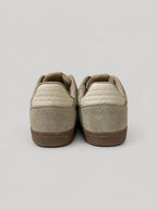 Sneakers ROSA, colore beige, vista posteriore: profilo della suola e del tallone.