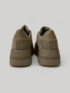 Sneakers DALIA, colore sabbia, vista posteriore: suola platform.