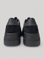 Sneakers DALIA, colore nero, vista posteriore: suola platform.