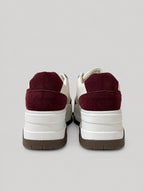 Sneakers SUMMER, colore rosso, vista posteriore: suola platform.