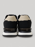 Sneakers NAIMA, colore nero, vista posteriore: profilo della suola e del tallone.